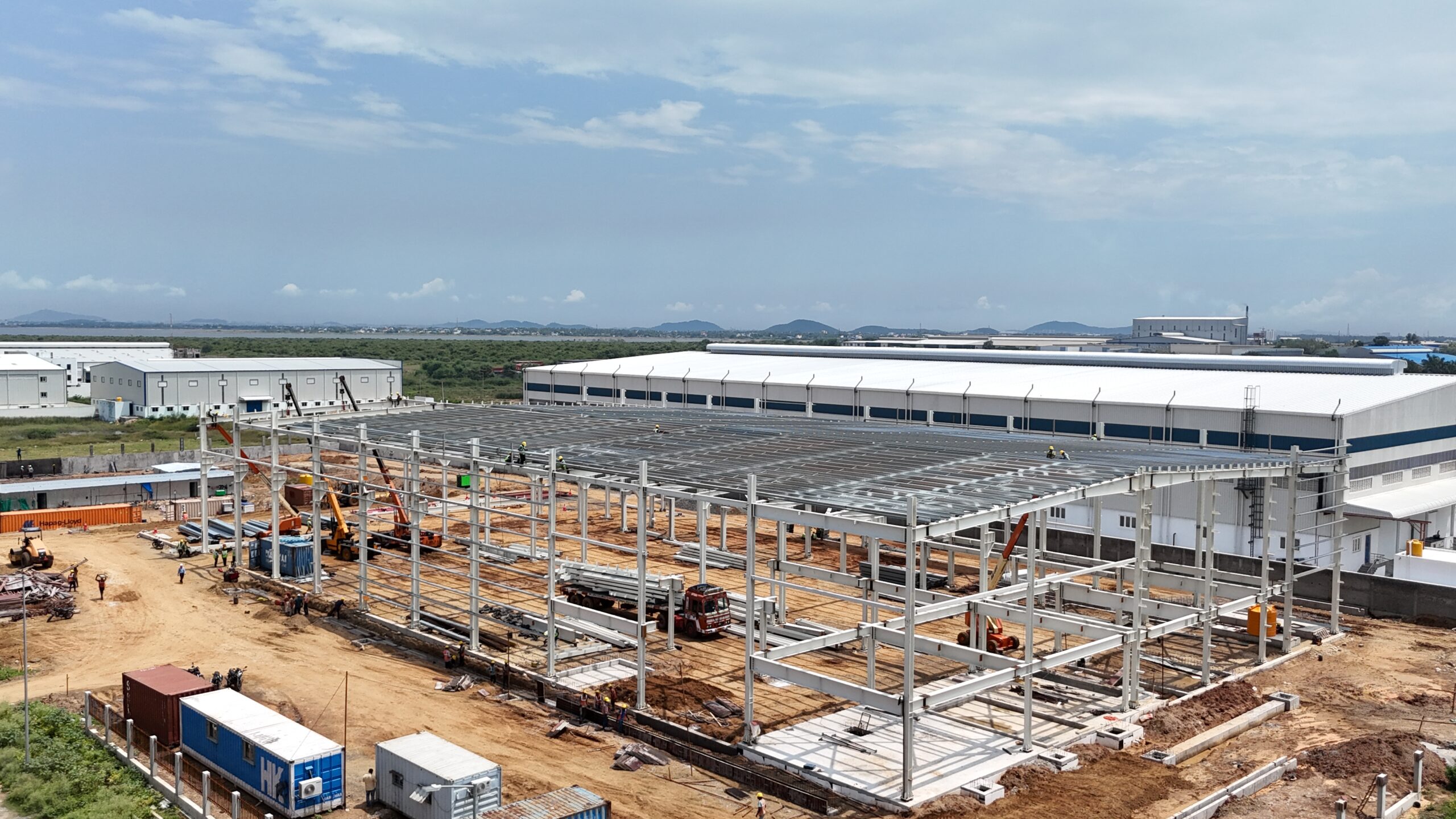 Industrial steel constructions