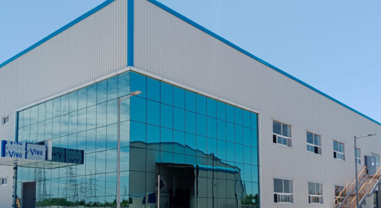 Steel building design in India