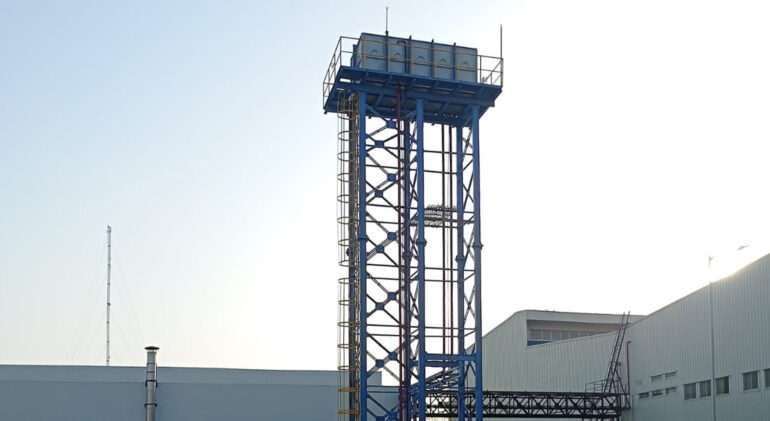 Lotte Chemical Tower PEB Structure
